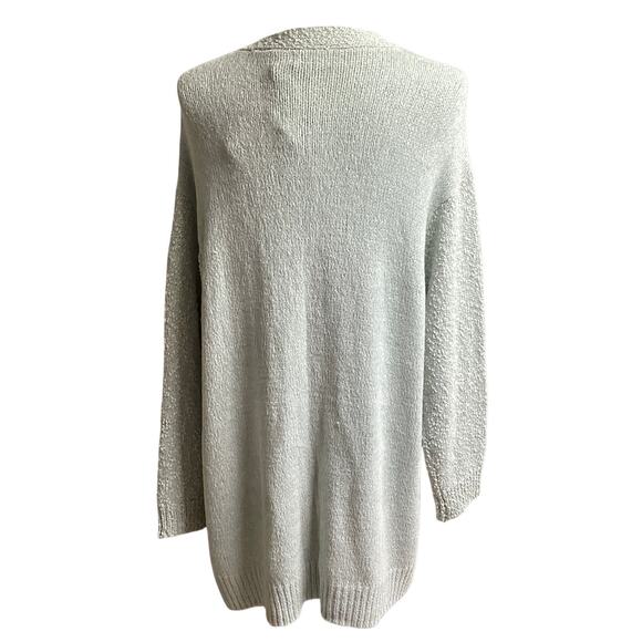 Barefoot Dreams Boucle cardigan sz 2X mint green - Picture 3 of 8